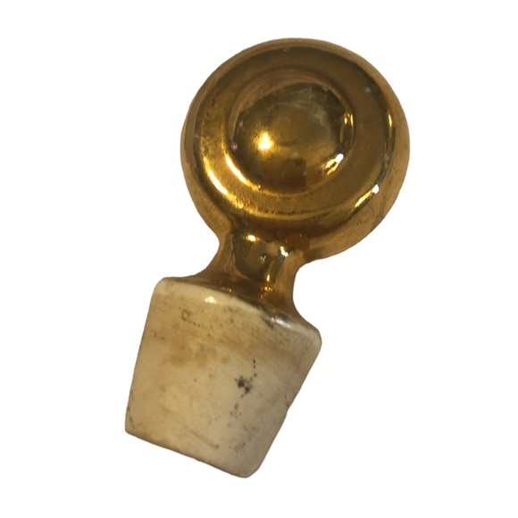 Vintage Hinode Made in Japan Cruets Oil Vinegar Blue Gold Tray Hand Painted - Picture 7 of 15